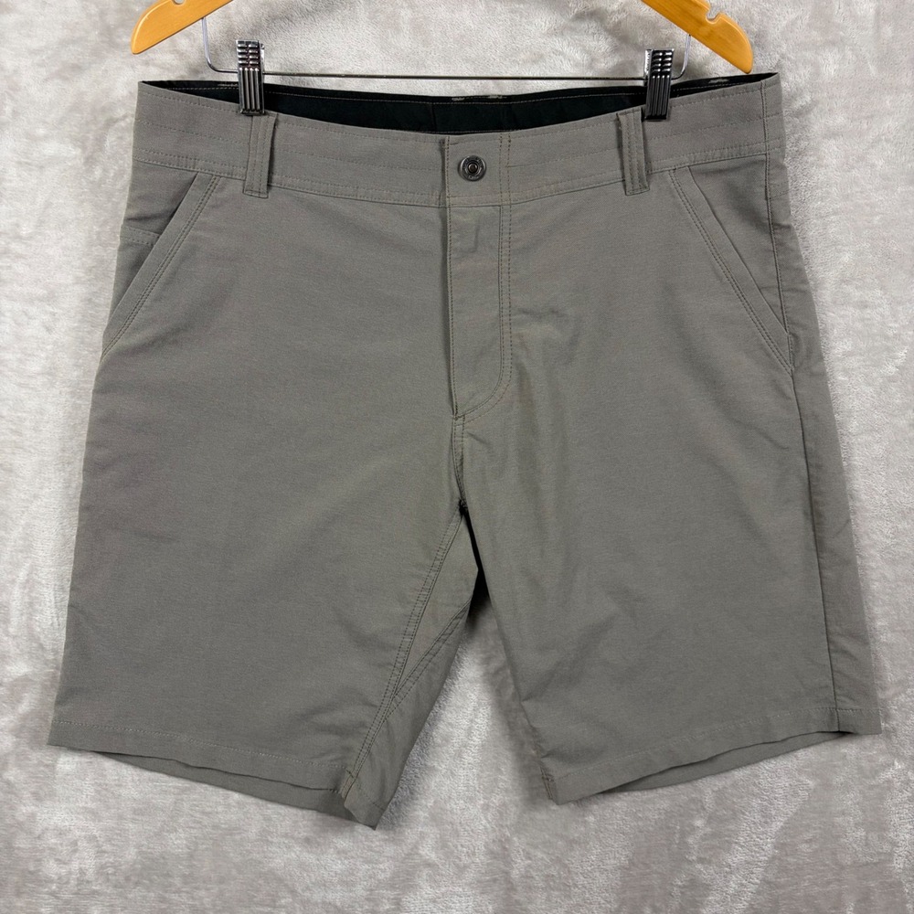 Kuhl Shorts Shift Amphibia Mens 36 Charcoal Technical Hiking Stretch Outdoor